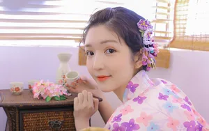 日本和服花姑娘美女图片_7