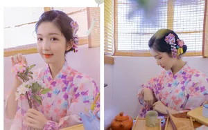 日本和服花姑娘美女图片_13