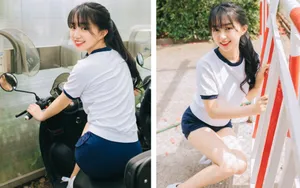 校园美女图片壁纸_6
