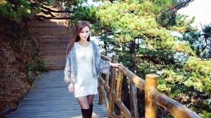 清新养眼治愈系少女图片壁纸_8