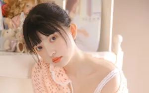 甜美粉嘟嘟的小美女图片_3
