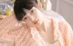 甜美粉嘟嘟的小美女图片_4