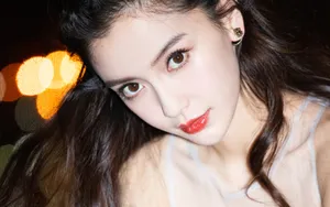angelababy肉色纱裙性感写真图片_8
