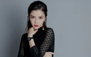 angelababy性感镂空透视写真图片_3