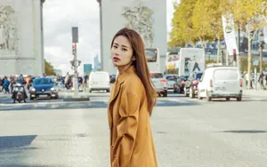 美女颖儿街拍图片_2