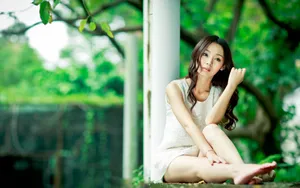 清纯养眼美女图片壁纸_2