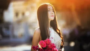 清纯养眼美女图片壁纸_5