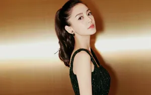 angelababy黑色性感图片壁纸