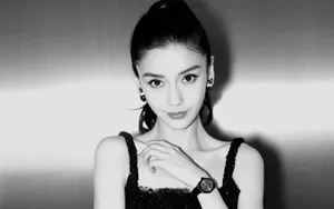 angelababy黑色性感图片壁纸_4