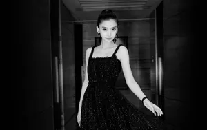 angelababy黑色性感图片壁纸_5