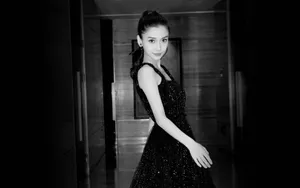 angelababy黑色性感图片壁纸_7