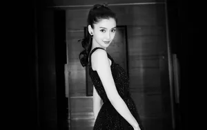 angelababy黑色性感图片壁纸_9