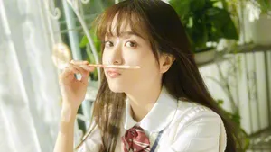 美女学生妹清纯写真图片_3