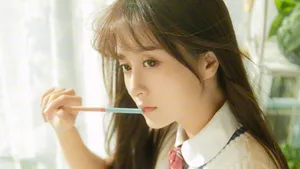 美女学生妹清纯写真图片_6