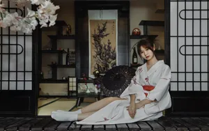 日本和服美女写真壁纸