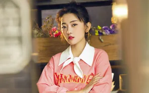 俊俏美女梁洁图片_4