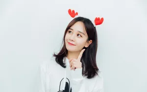美女海陆可爱表情包图片_5