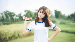 甜美少女写真图片_6