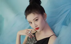 美女景甜吊带裙写真图片壁纸_5