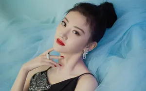 美女景甜吊带裙写真图片壁纸_6