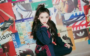 angelababy个性耍酷图片壁纸