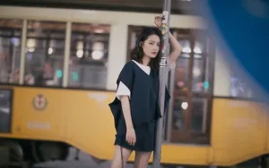 李沁街拍写真图片_4