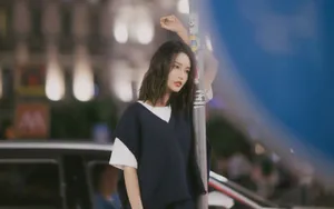 李沁街拍写真图片_6