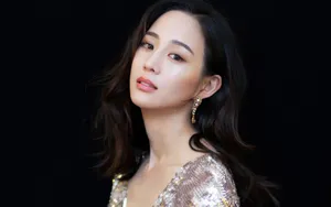 张钧甯黑底性感图片壁纸_4