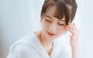 长相甜美的小美女图片_6