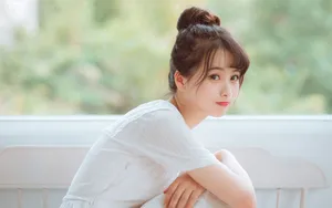 长相甜美的小美女图片_8