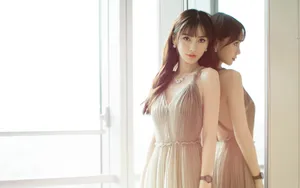 angelababy性感长裙礼服图片