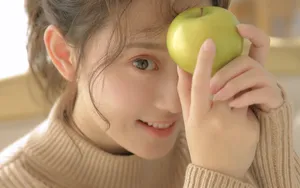 清纯娇嫩美女图片壁纸_8