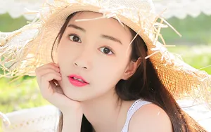 美女野外野餐图片壁纸_4