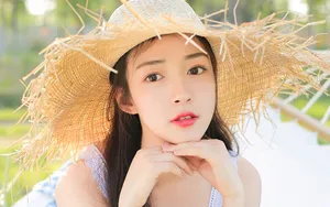 美女野外野餐图片壁纸_6