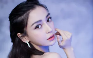 angelababy性感抹胸裙图片_4