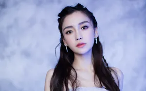angelababy性感抹胸裙图片_6