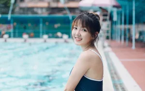 夏日泳装美女图片壁纸_7