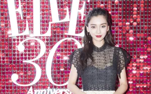 angelababy黑色蕾丝性感写真图片_7