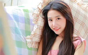 粉色美女私房照图片壁纸_7