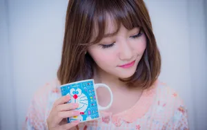 清纯水嫩美女图片壁纸_2