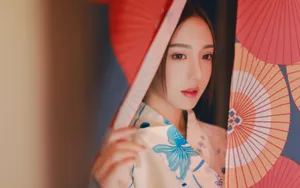 日本和服美女头像图片_2