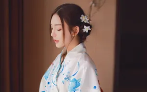 日本和服美女头像图片_5