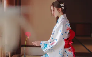 日本和服美女头像图片_11