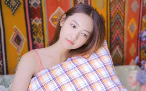 高清粉色性感美女写真图片_8