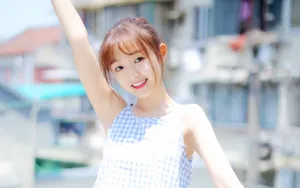 可爱小美女生活照图片_6