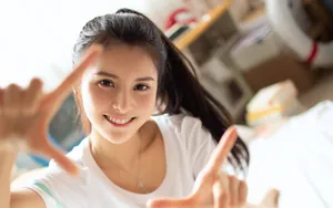 清纯日本马尾美少女图片_3