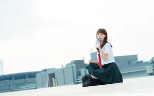 可爱甜美学生妹制服图片_5