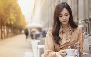 唐嫣户外写真图片壁纸_2