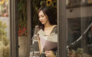 唐嫣户外写真图片壁纸_6