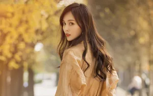 唐嫣户外写真图片壁纸_9